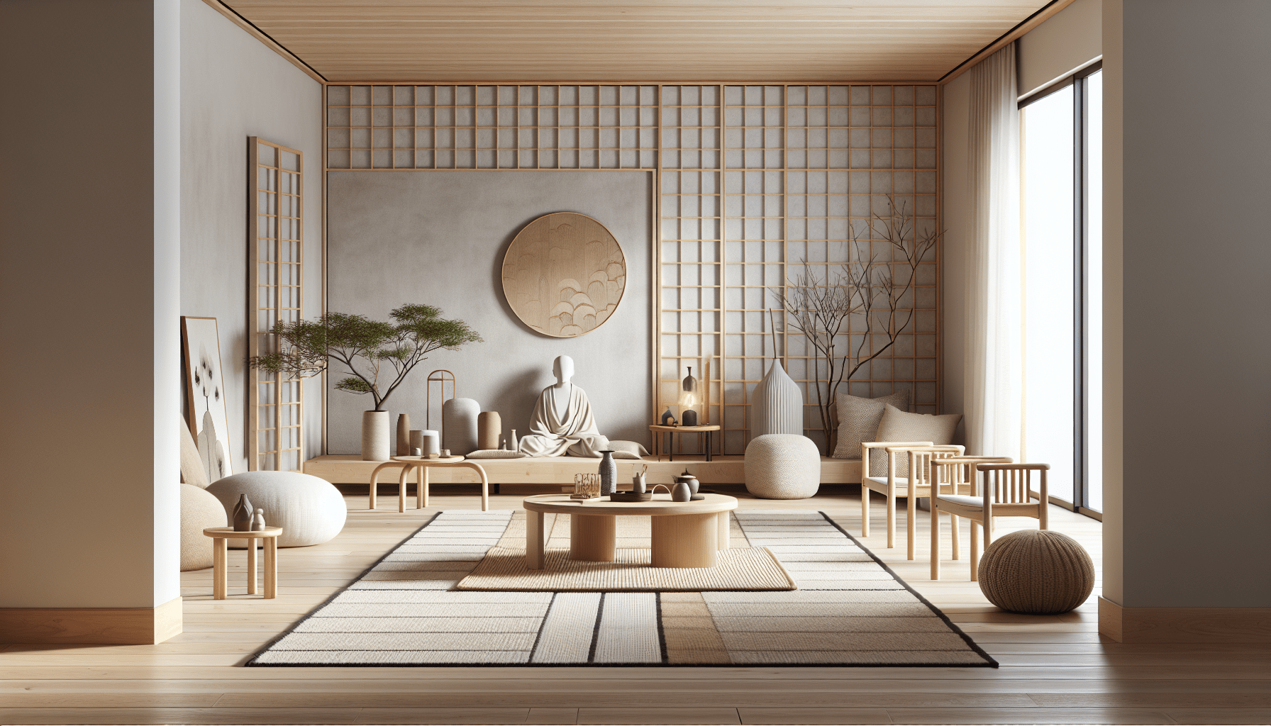 Choosing Rugs to Complement a Japandi Home