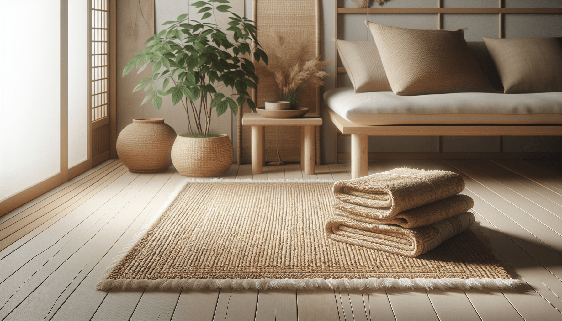 Incorporating Woven Textures into a Japandi Space