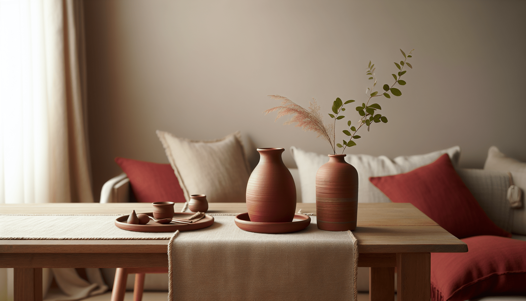 Can Earthy Reds Enhance Japandi Interiors?