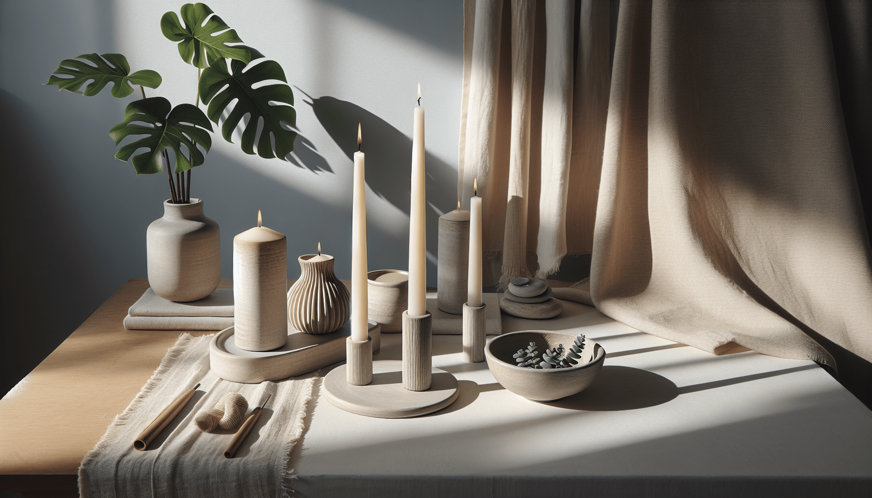 Exploring Candle Lighting in Japandi Design