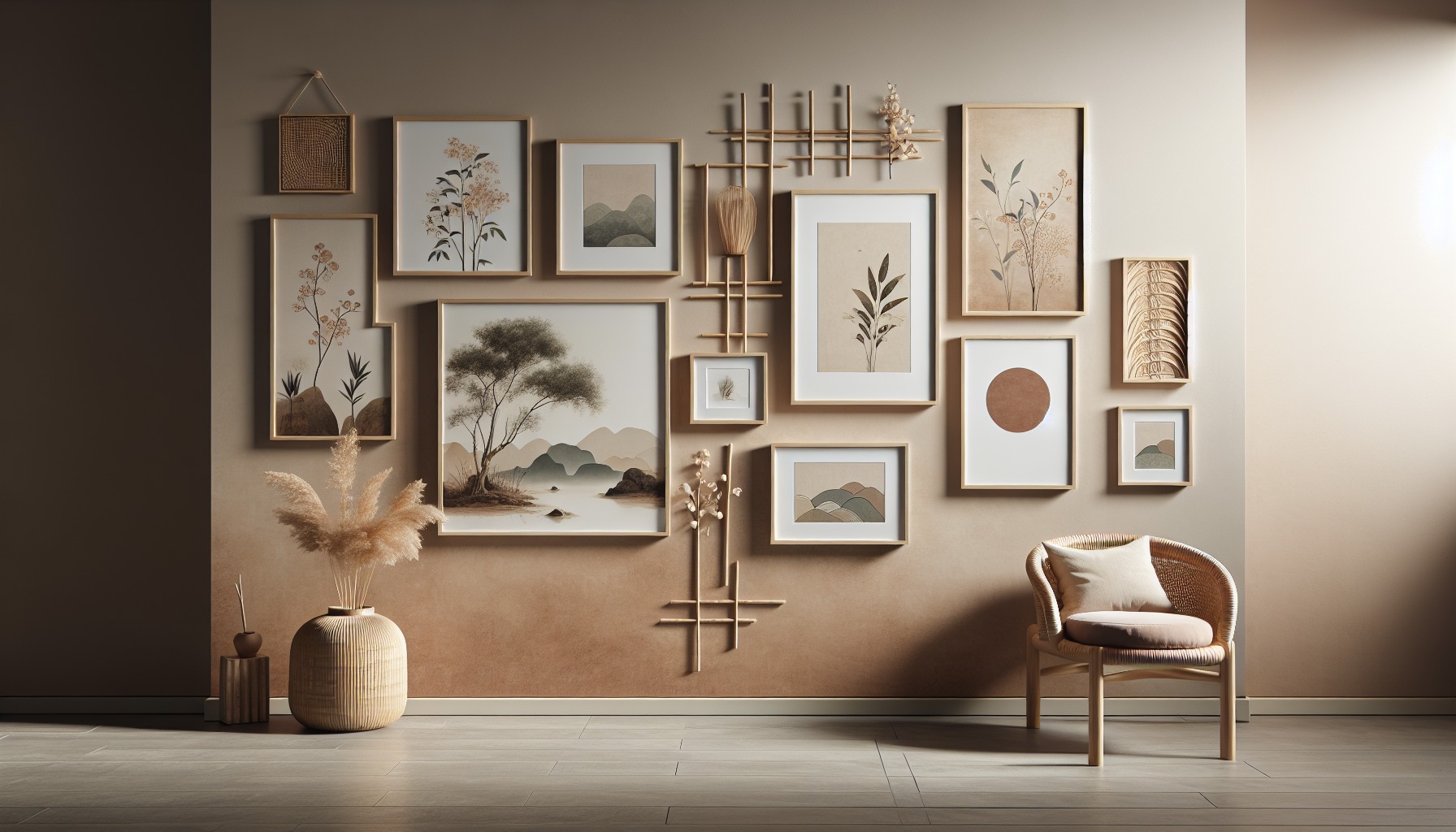 Creating a Japandi-Inspired Gallery Wall
