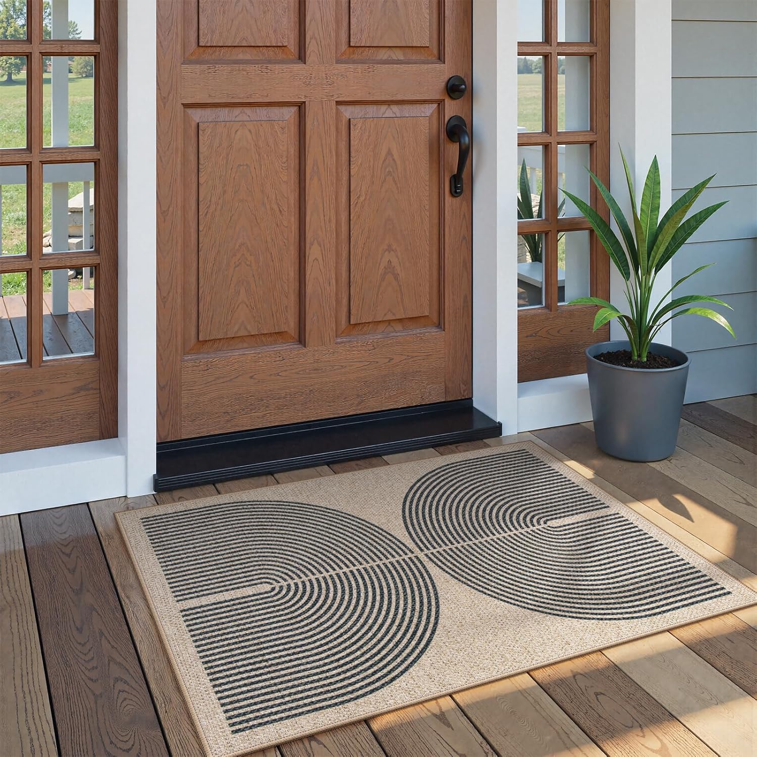 Lahome Modern Rainbow Carpet Review