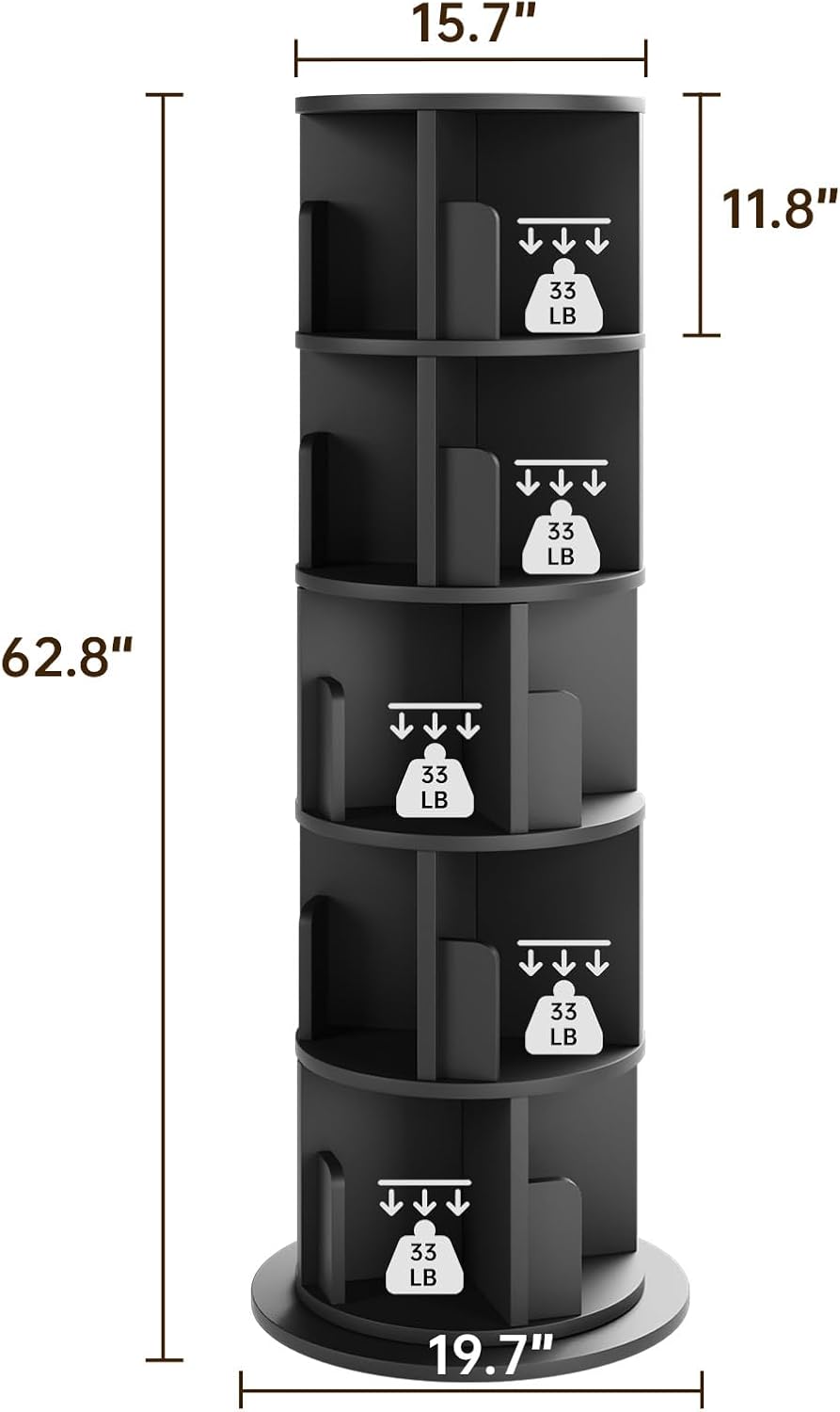 oneinmil Rotating Bookshelf review