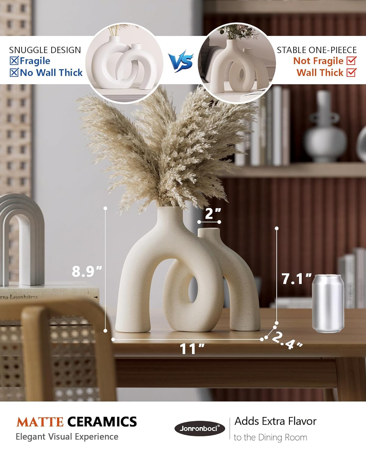 Hug Donut Decorative Vase Set Review