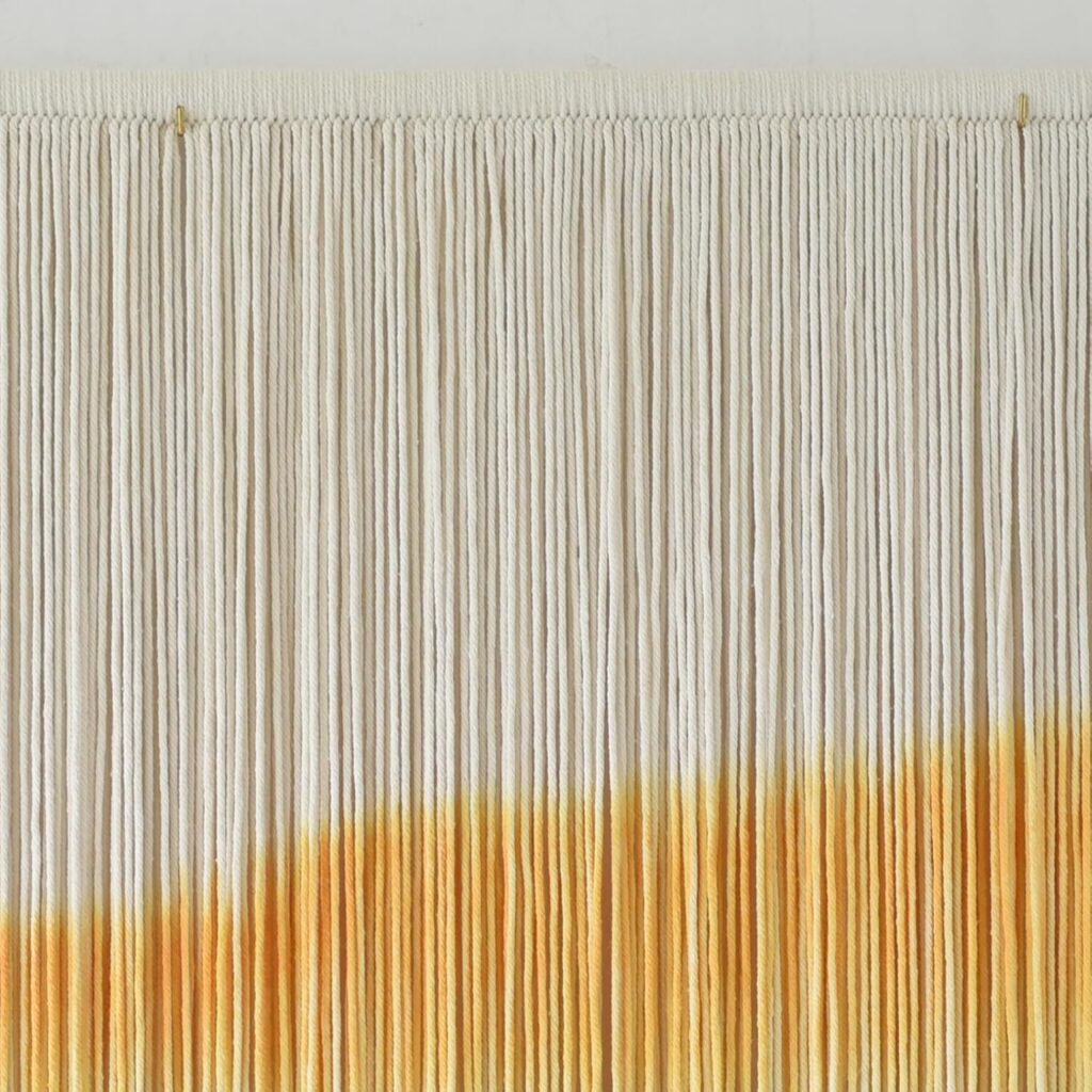 Macrame Wall Hanging Large Dip Dye Tapestry Fiber Wall Art Boho Bedroom Décor 57W*35L