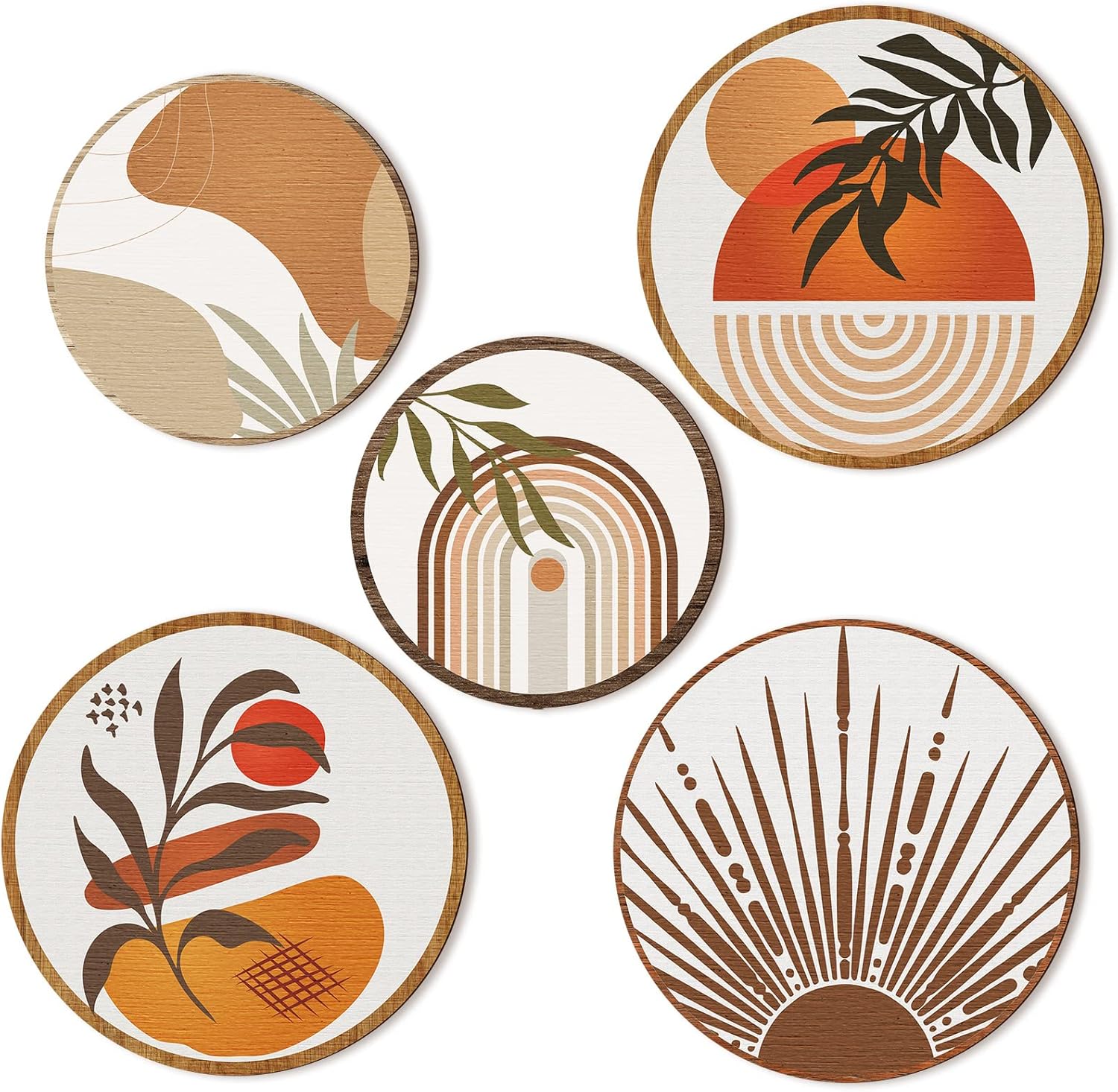 Qunclay 5 Pcs Wall Art Decor Review