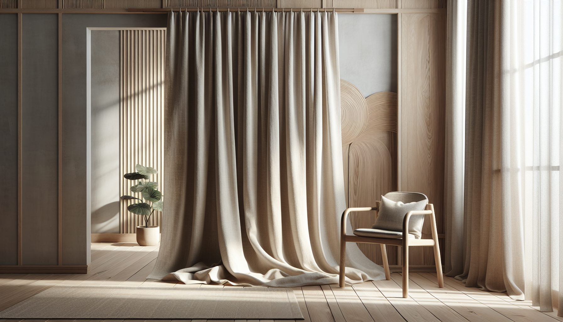 Are Linen Curtains Better than Cotton in Japandi Homes?