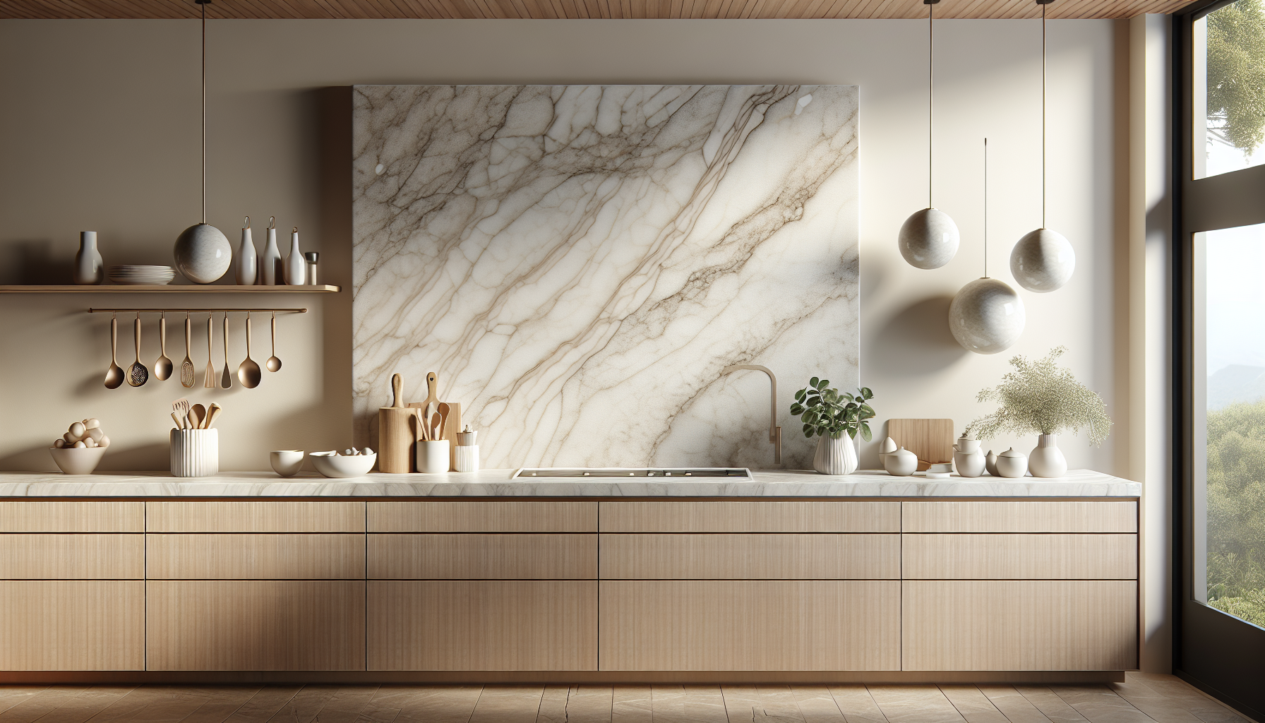 Can Marble Enhance a Japandi Kitchen Design?