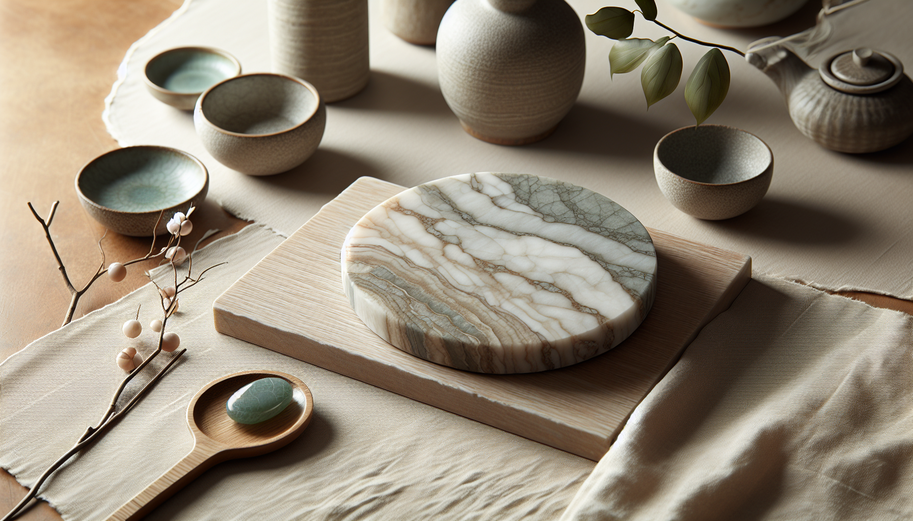 Choosing Stone Surfaces for Japandi Aesthetics