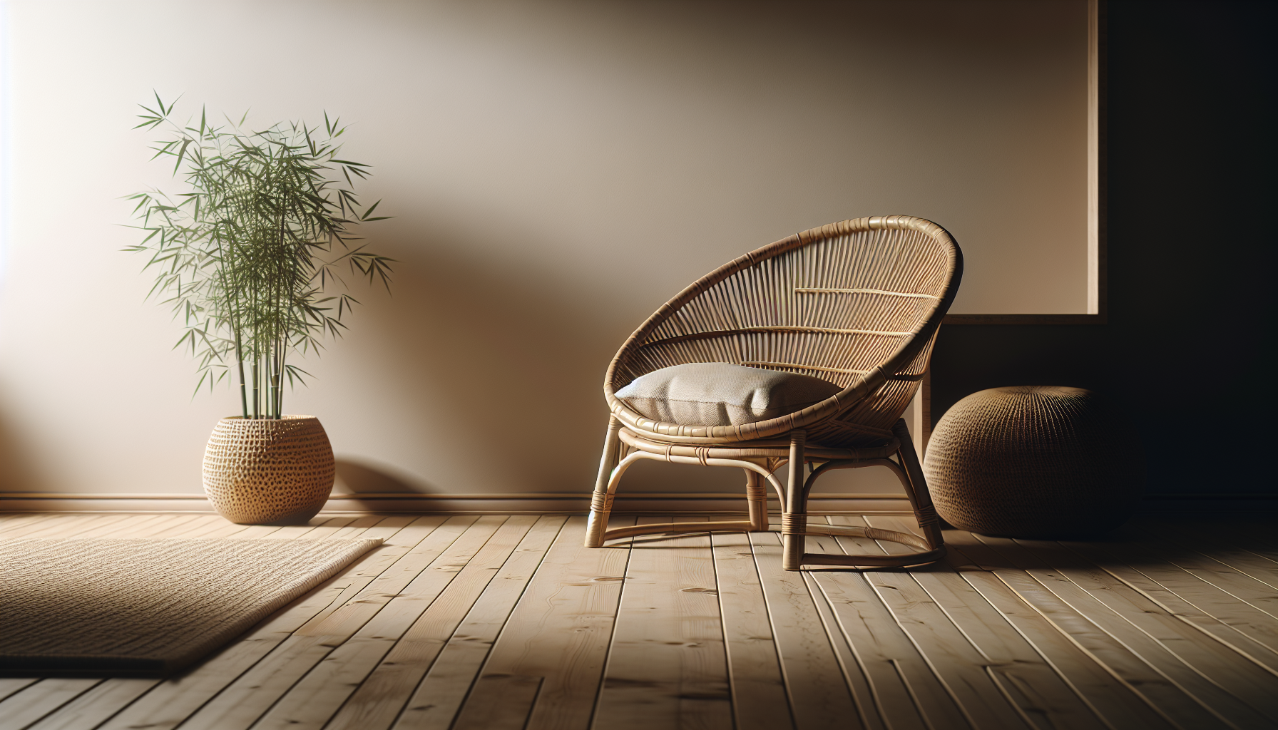 Exploring the Use of Rattan and Bamboo Furniture in Japandi Design
