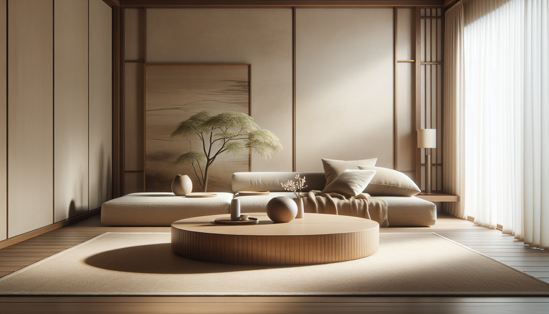 How Much Empty Space is Ideal in a Japandi Living Room?