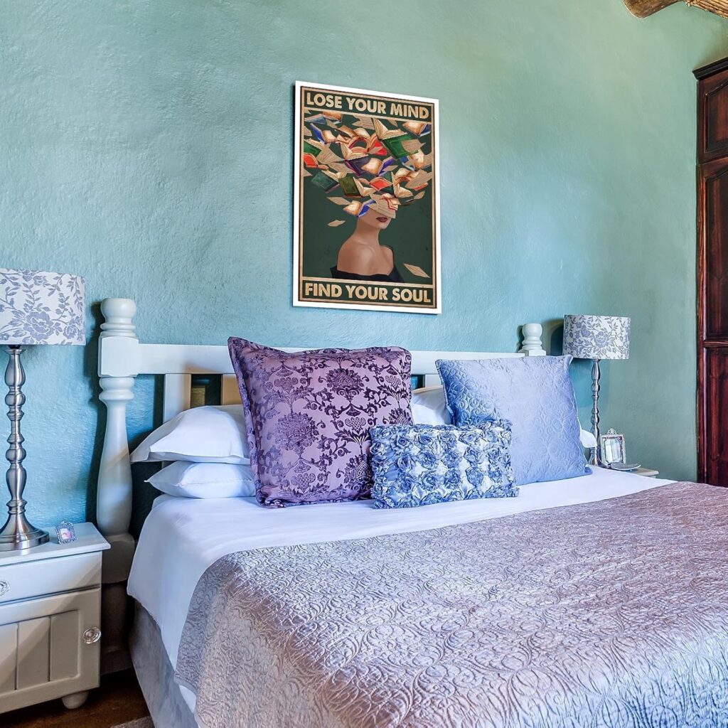 Contemporary, Eclectic Canvas Wall Art Tulips In A Checkered Vase Prints Poster Funny Floral Art Room Aesthetic Wall Decor 12x16in Unframed