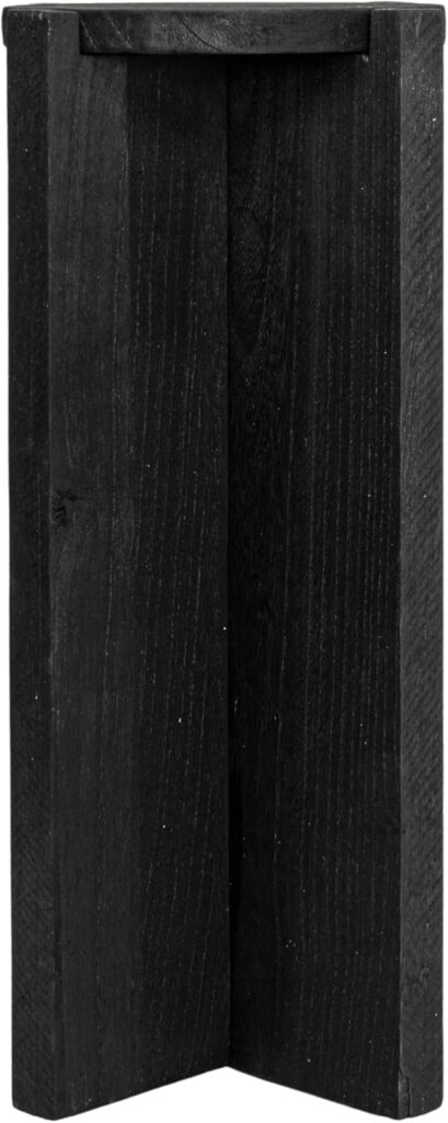 Creative Co-Op Paulownia Wood Round Accent Table, Brown