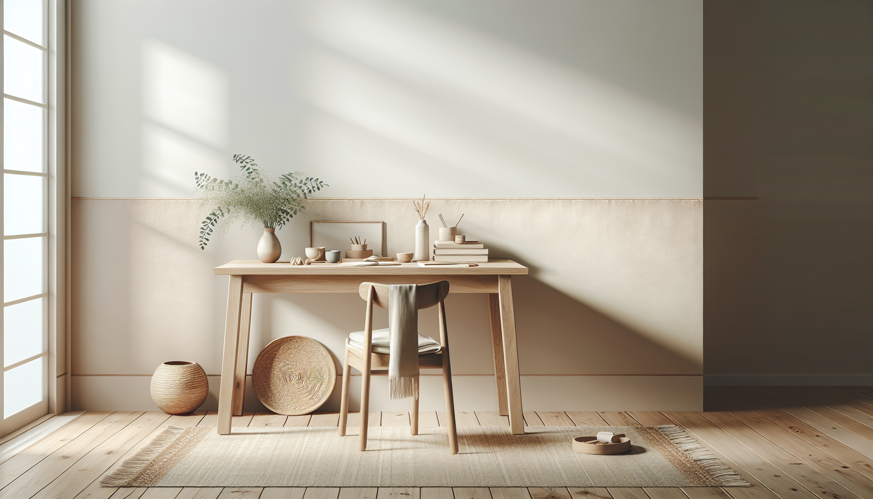 Adding Personality to a Japandi Home Office