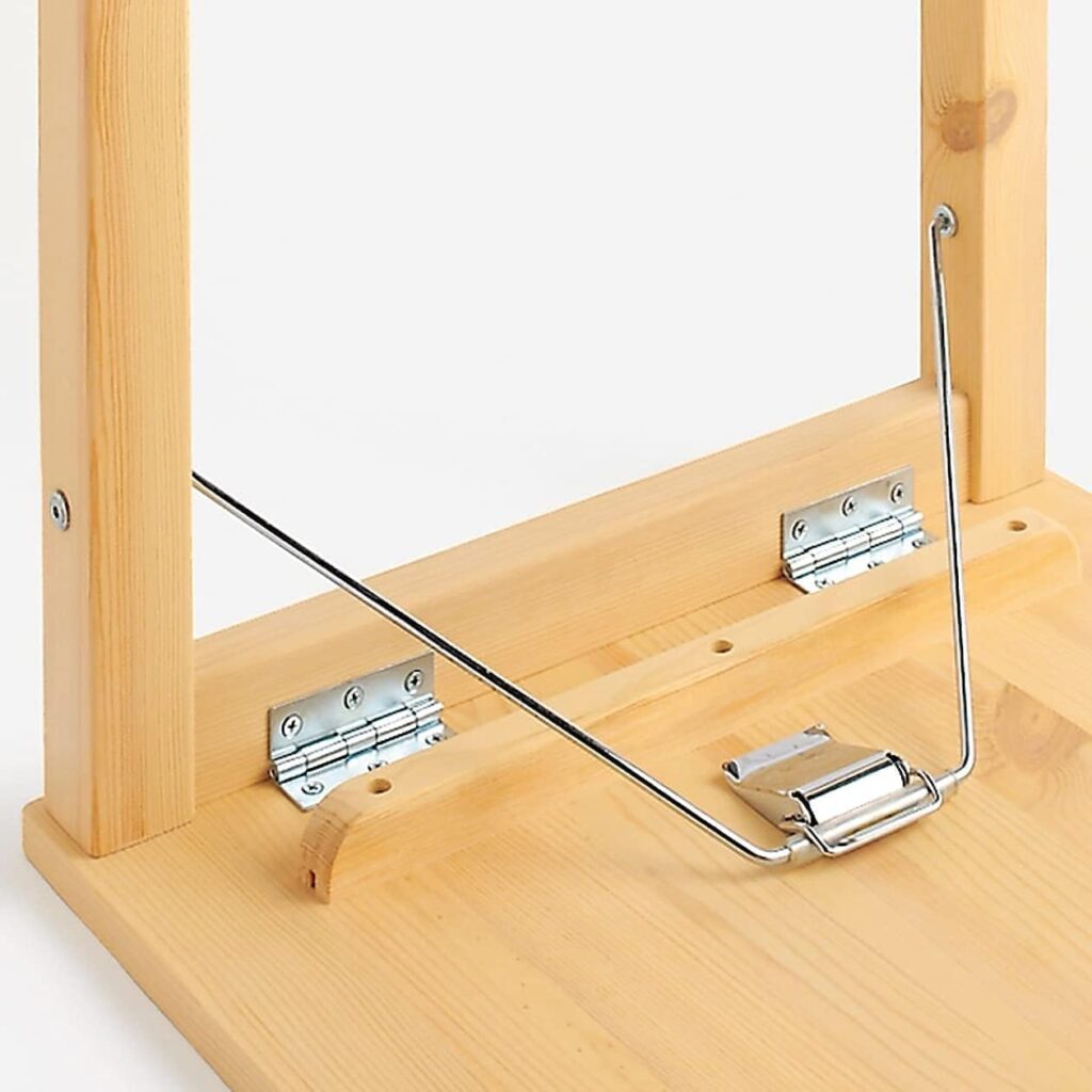 MUJI 18499441 Folding Pine Wood Table, (W x D x H): 31.5 x 19.7 x 27.6 inches (80 x 50