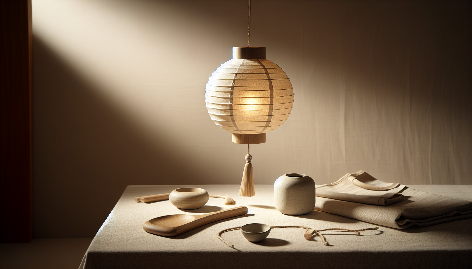 Elegant Japandi Lighting Fixtures for Serene Interiors